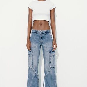 Zara Cargo Jeans